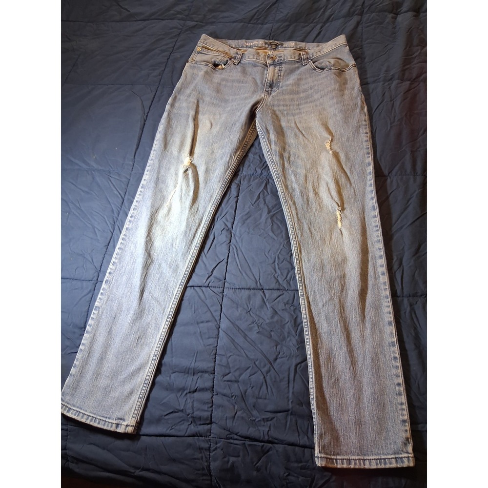 INC International Concepts Jeans Mens‎ 34x34 Tapered Fit Denim Light Wash